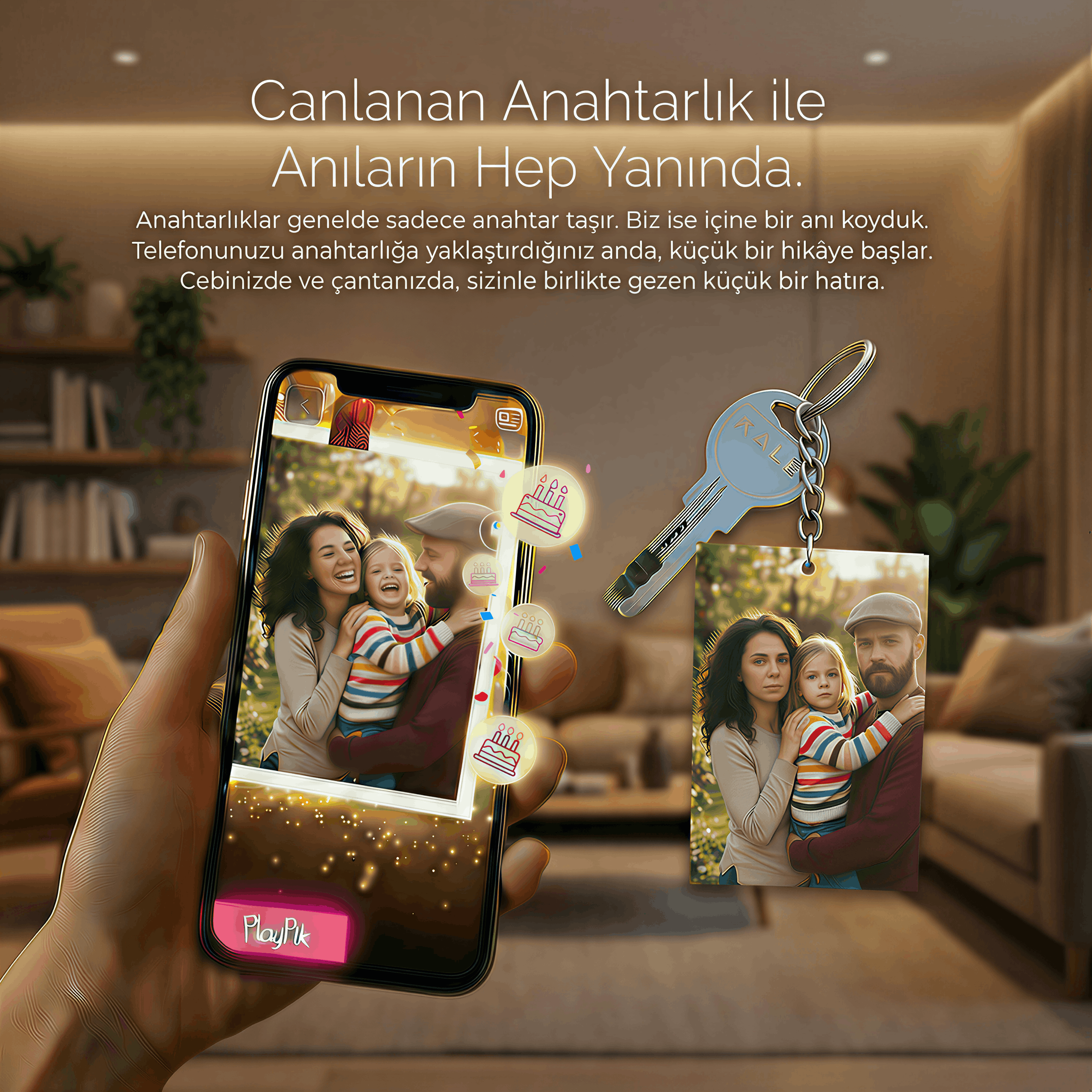 Canlanan Anahtarlık