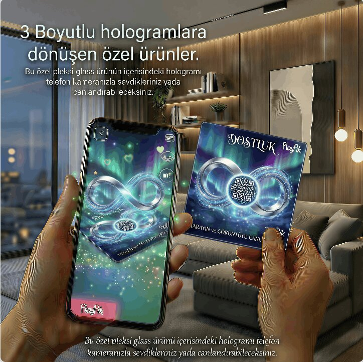 3D Hologram - Friendship