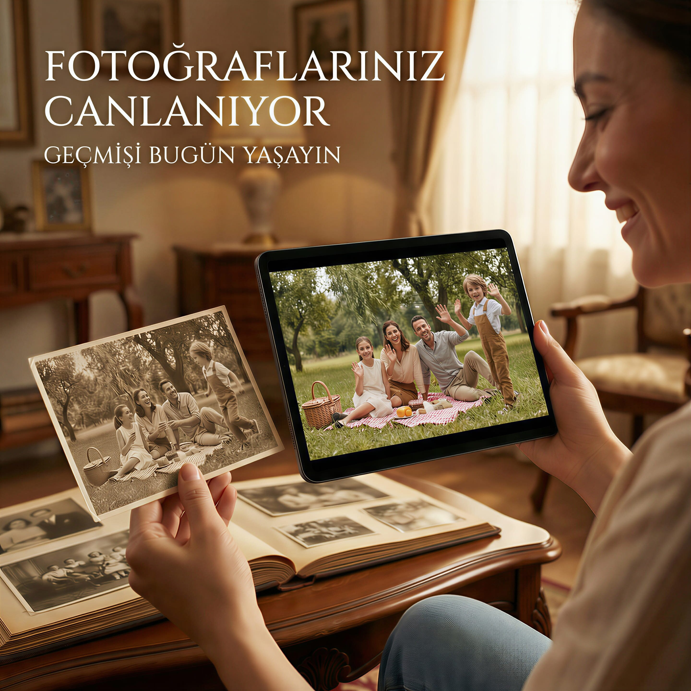 Eski Fotoğrafları Canlandır.